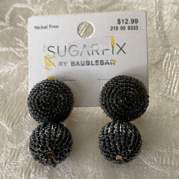 New On Cards Sugarfix Baublebar Pierced Earrings Hearts & Beaded - Picture 4 of 5